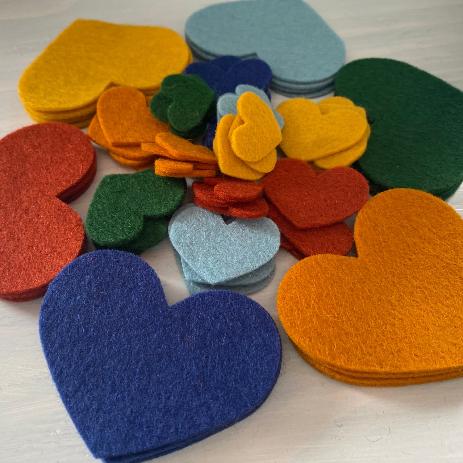 Pre-Cuts for Layered or Multi-Sized Hearts