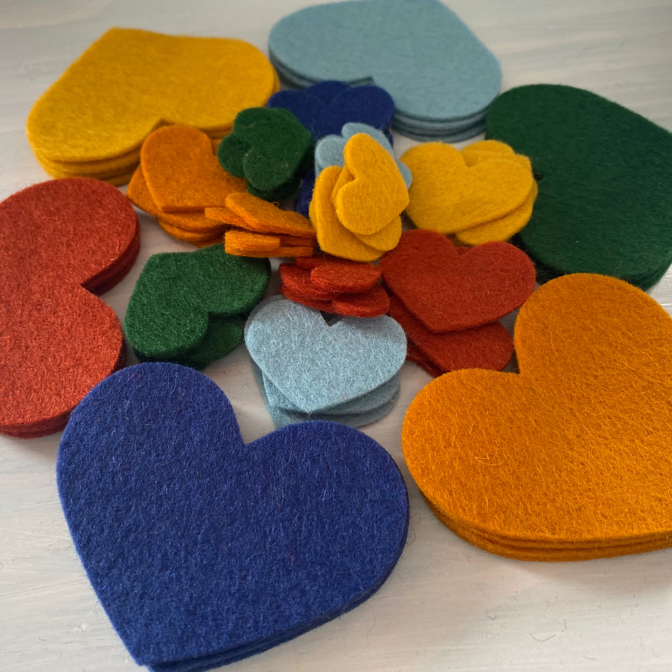 Pre-Cuts for Layered or Multi-Sized Hearts