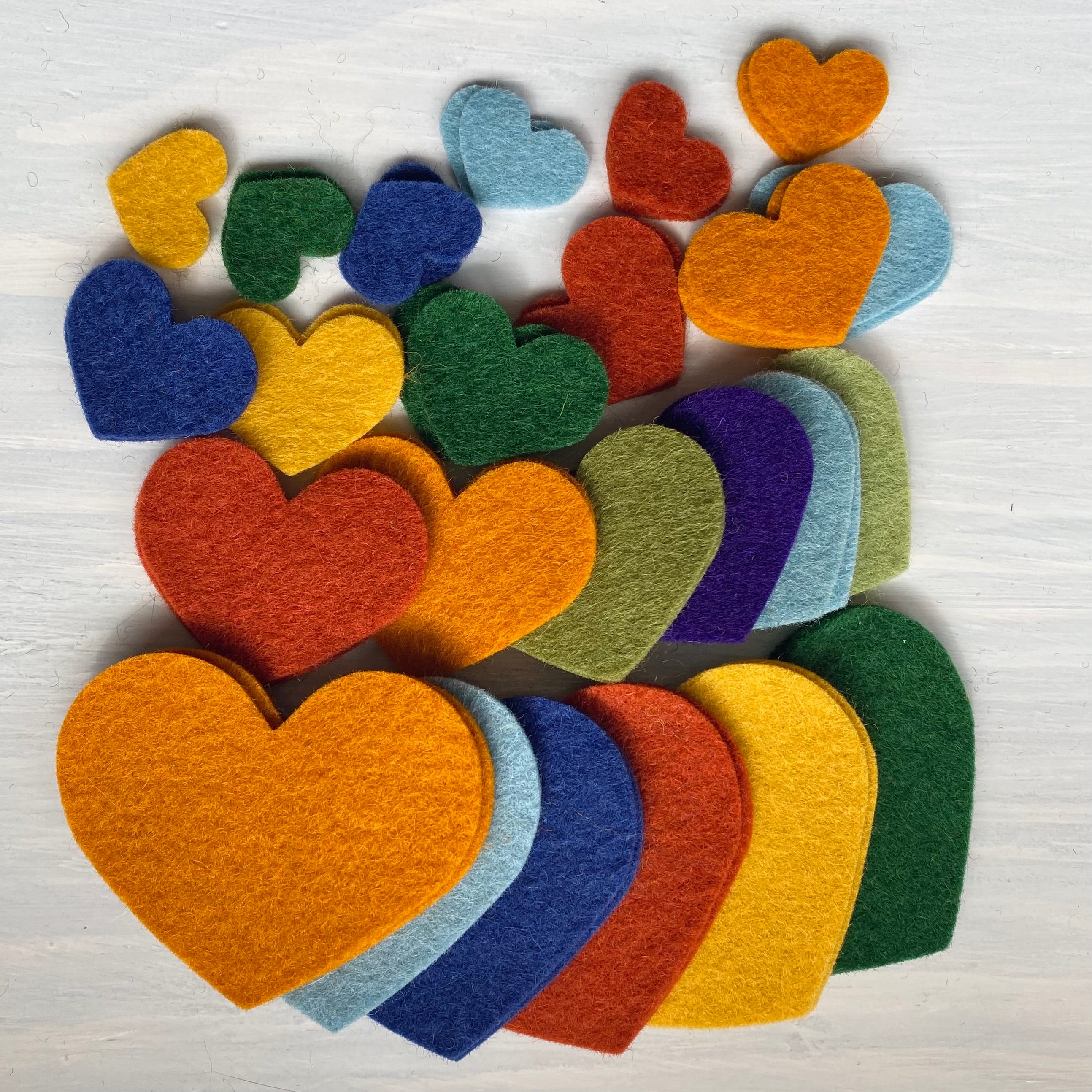 Pre-Cuts for Layered or Multi-Sized Hearts