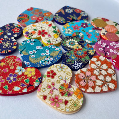 Pre-Cut Hearts - Fabric (Various)