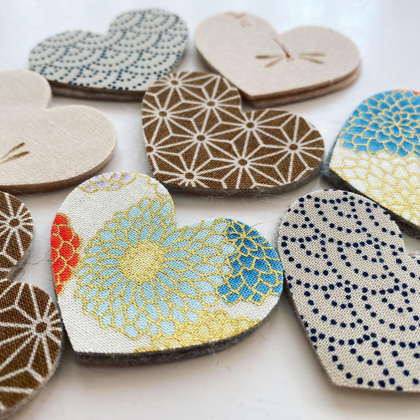 Pre-Cut Hearts - LIMITED EDITION Fabric