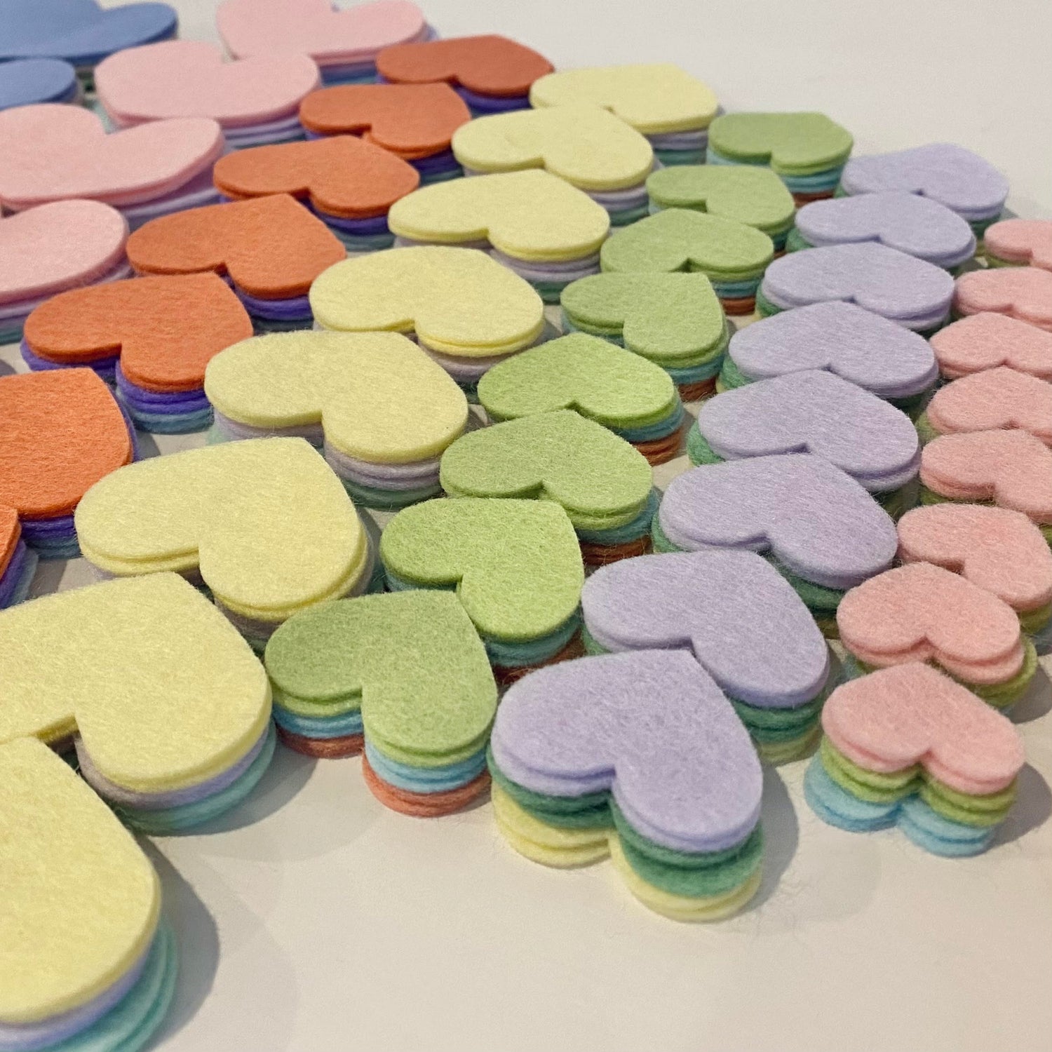 Pre-Cuts for Layered or Multi-Sized Hearts