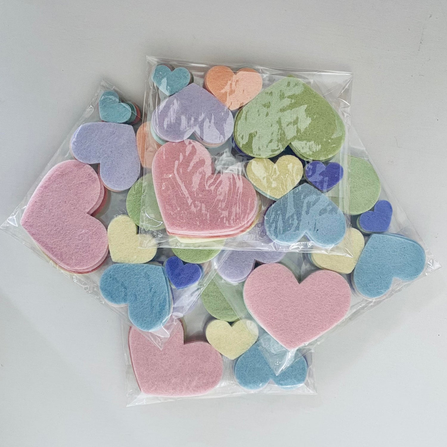 Pre-Cuts for Layered or Multi-Sized Hearts