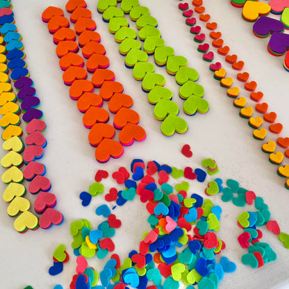 Pre-Cuts for Layered or Multi-Sized Hearts