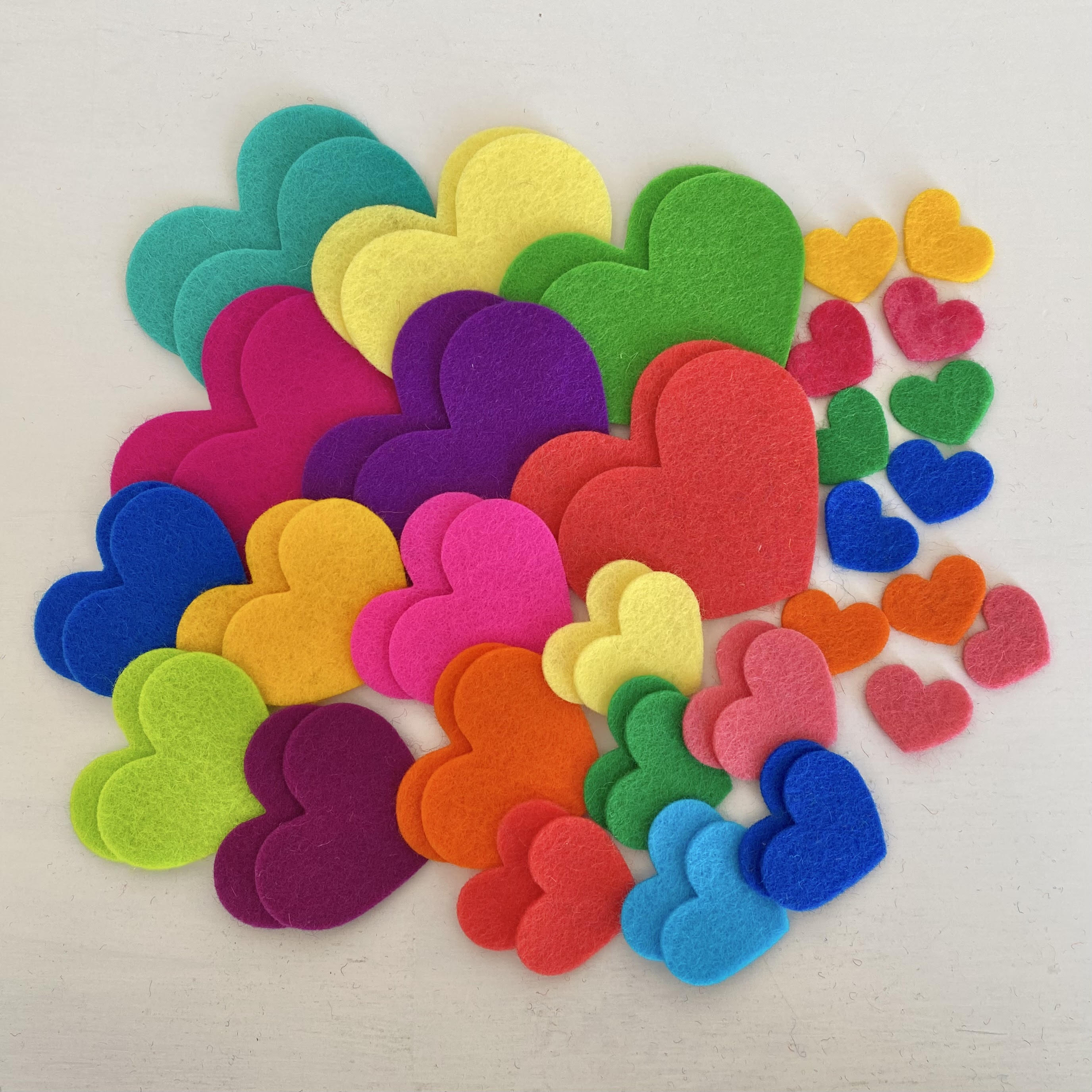 Pre-Cuts for Layered or Multi-Sized Hearts