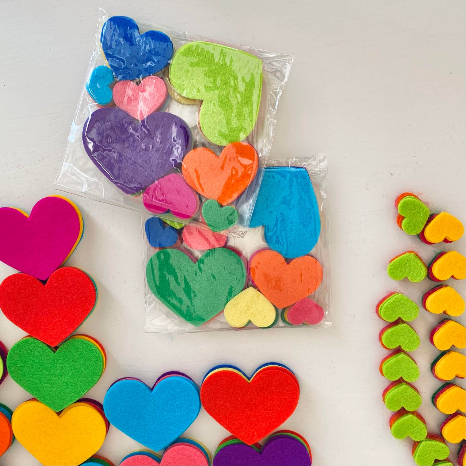 Pre-Cuts for Layered or Multi-Sized Hearts
