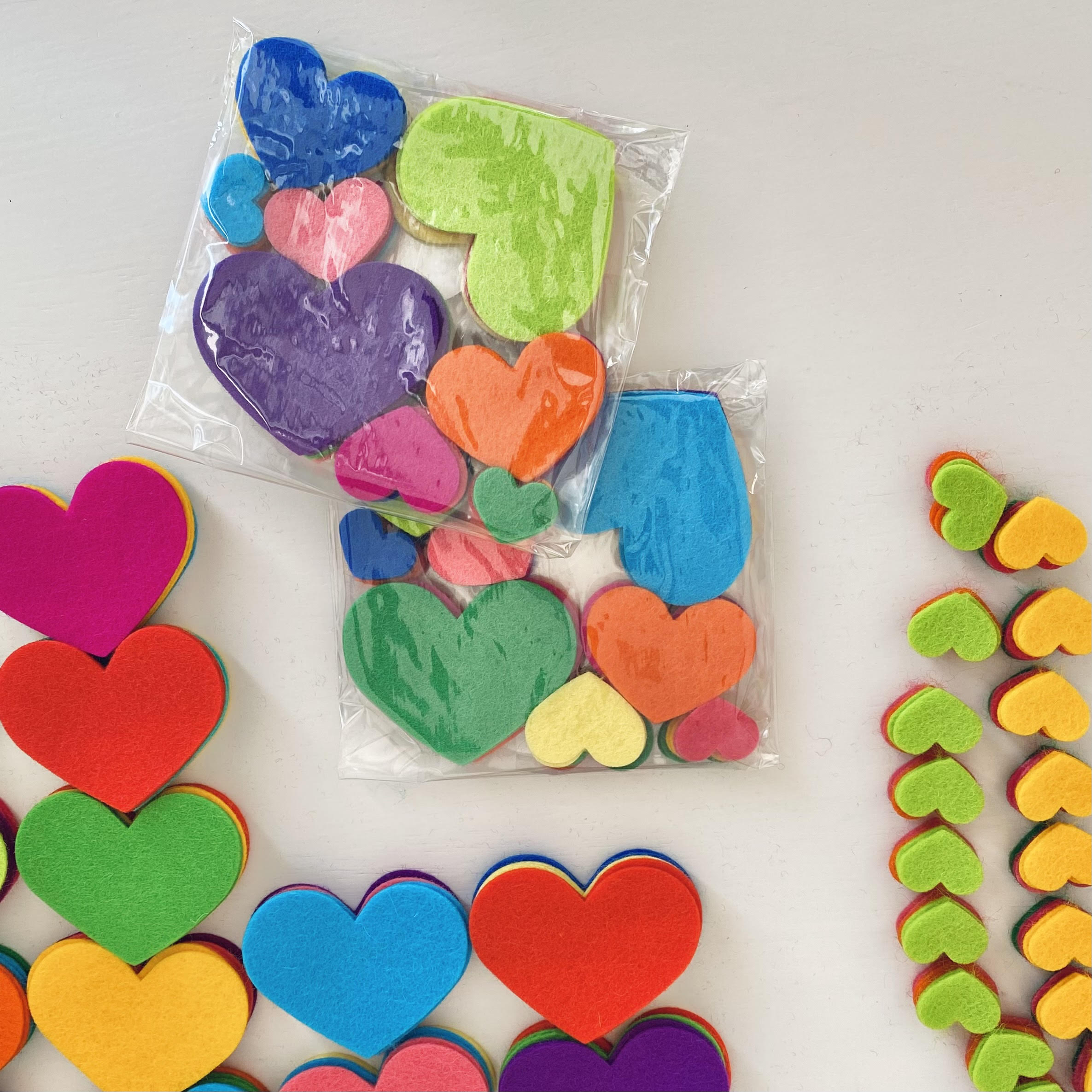 Pre-Cuts for Layered or Multi-Sized Hearts