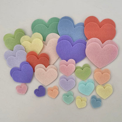 Pre-Cuts for Layered or Multi-Sized Hearts
