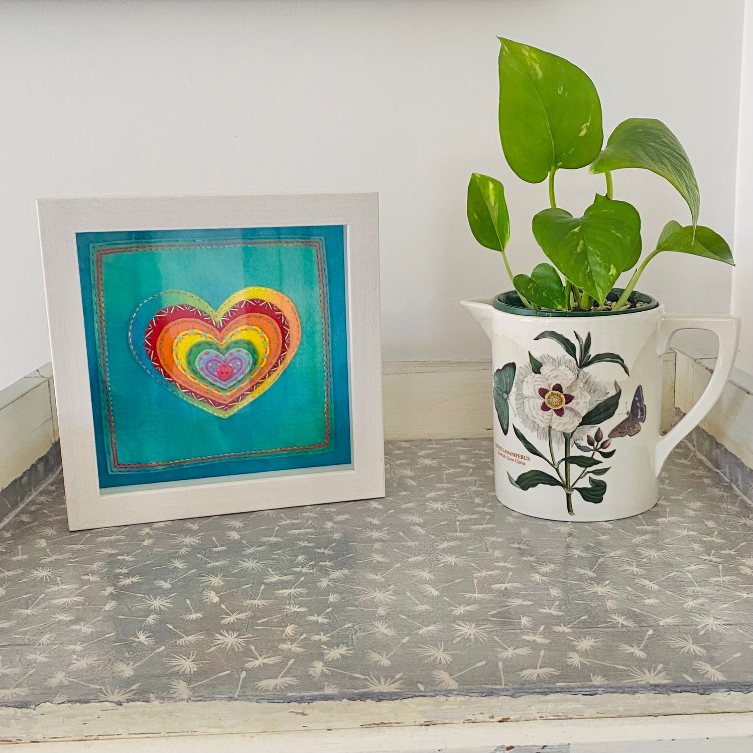 Framed Heart Art