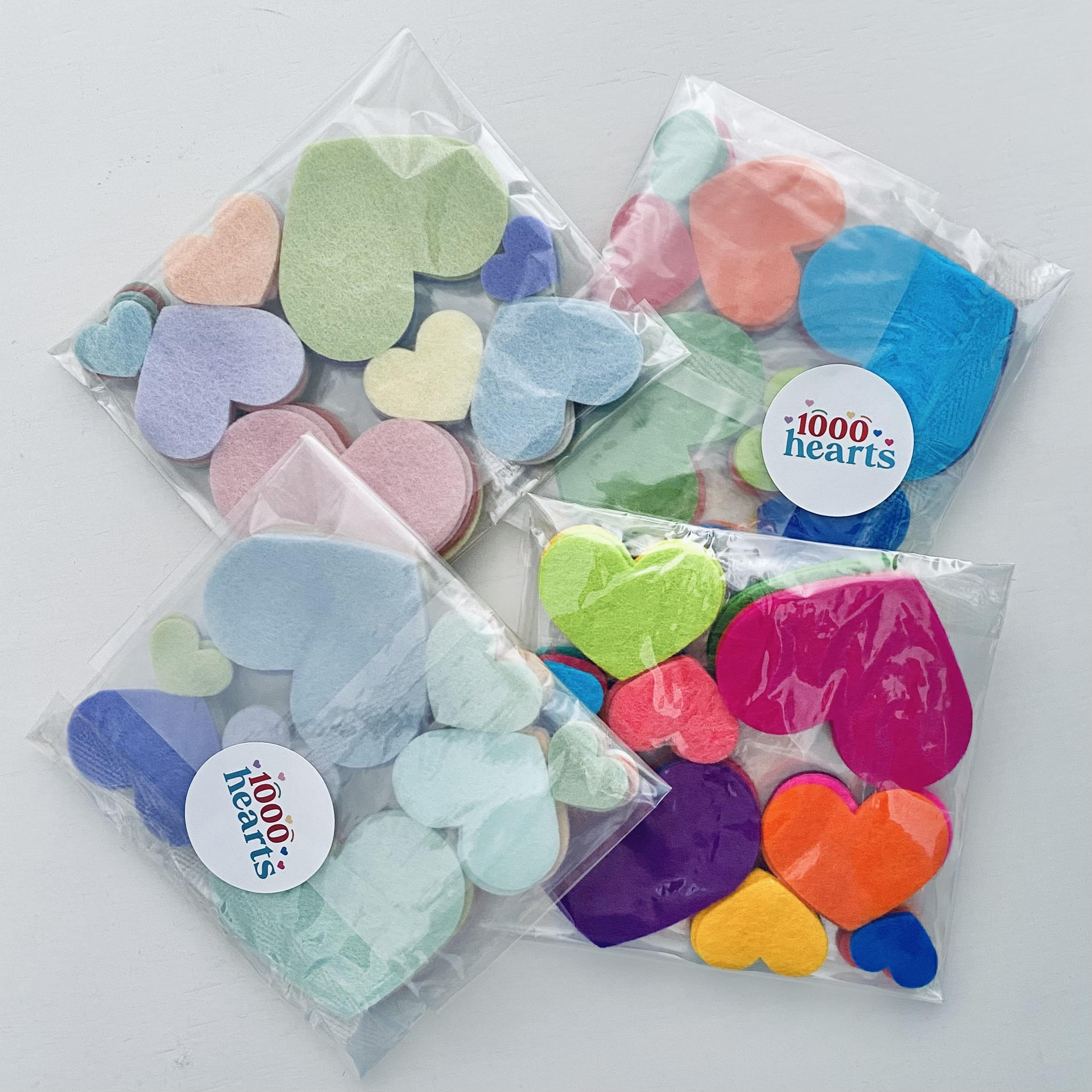 Pre-Cuts for Layered or Multi-Sized Hearts