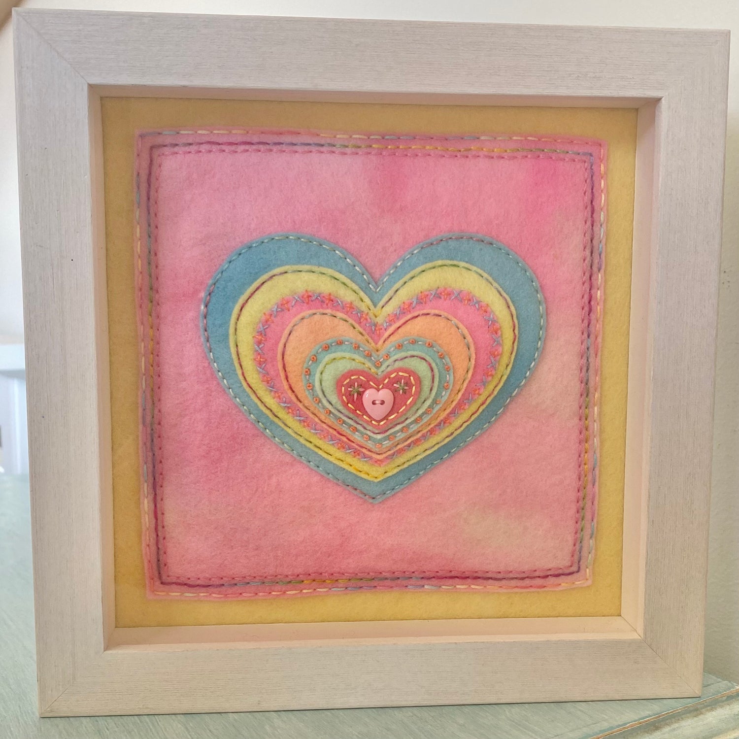 Framed Heart Art
