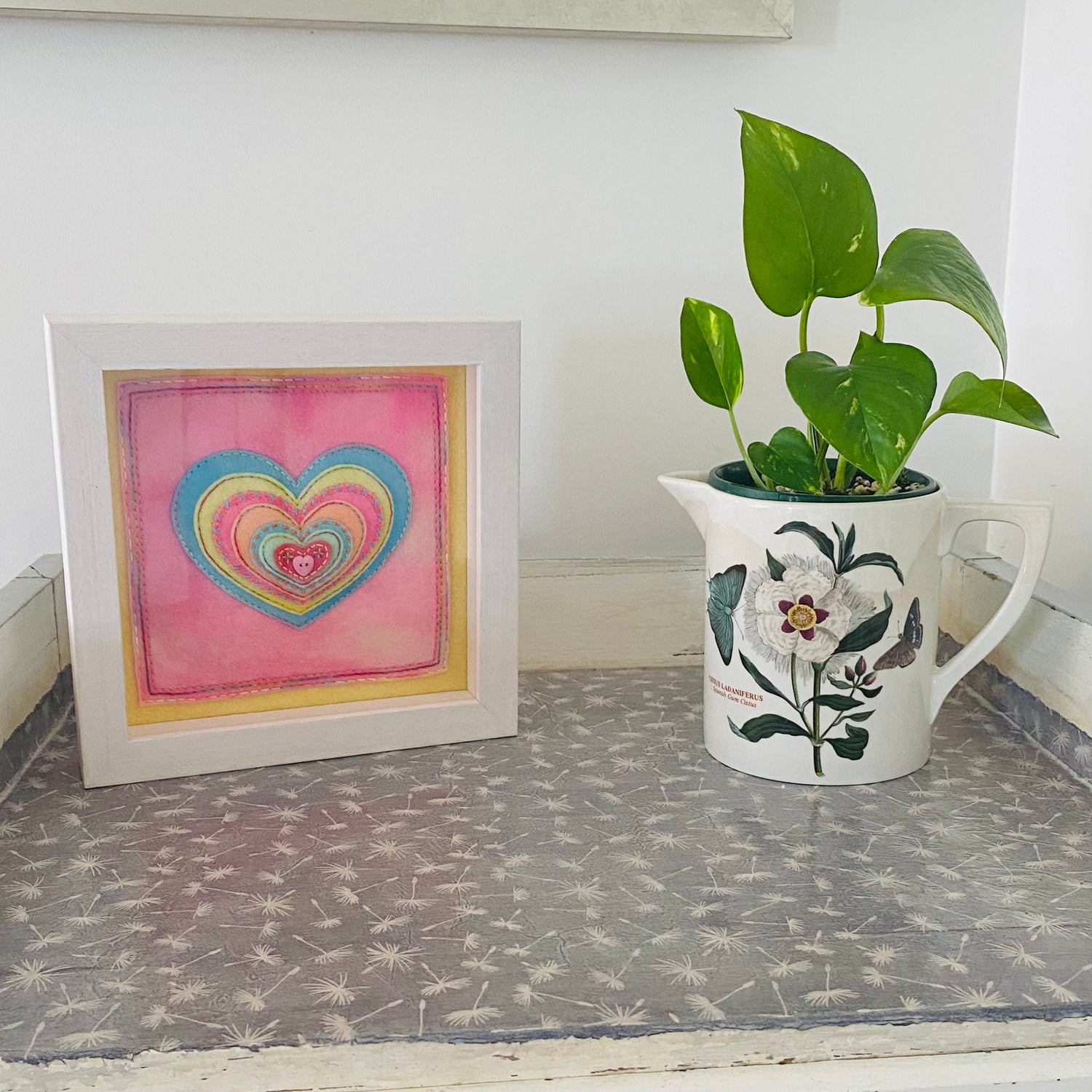 Framed Heart Art