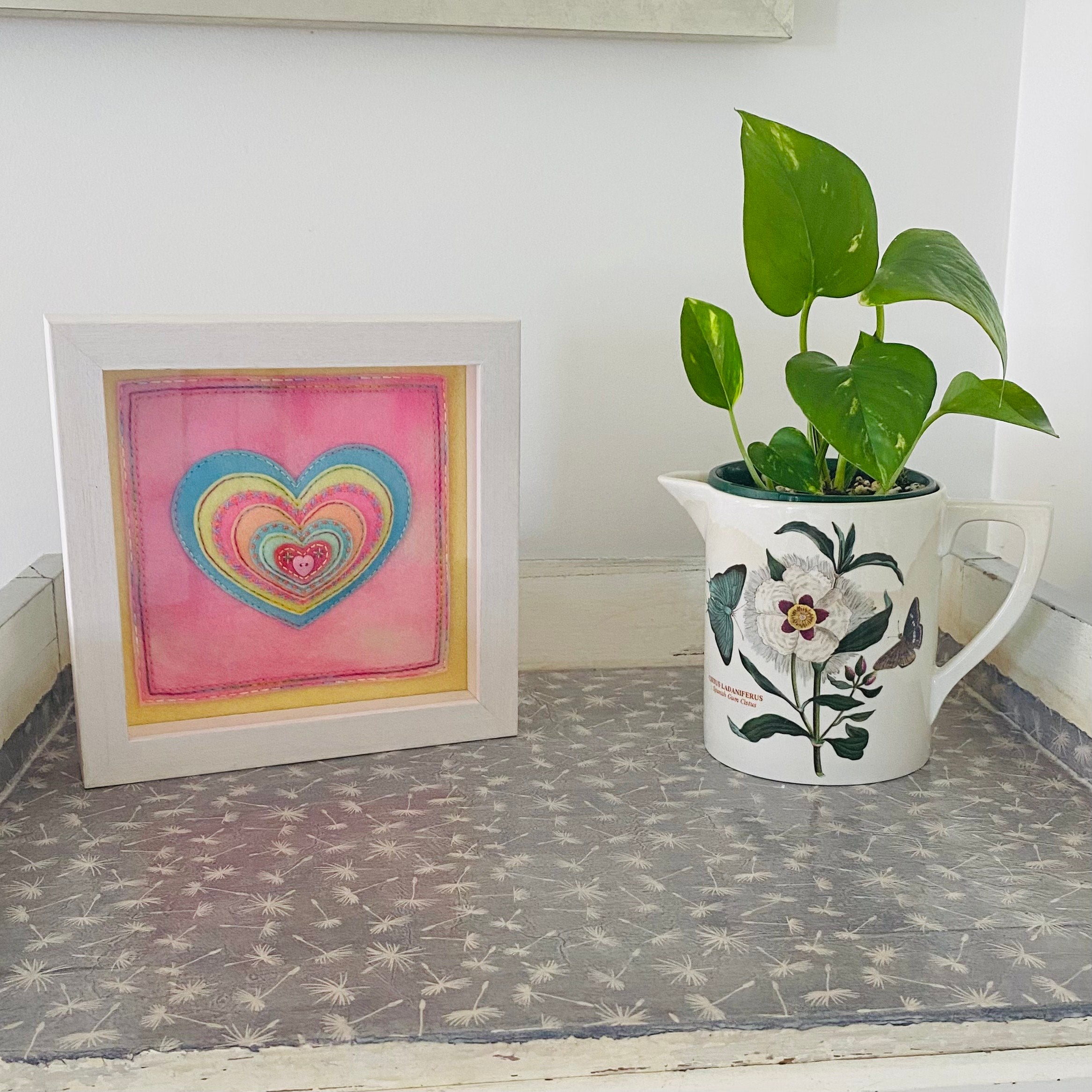 Framed Heart Art