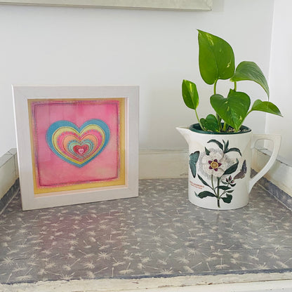 Framed Heart Art