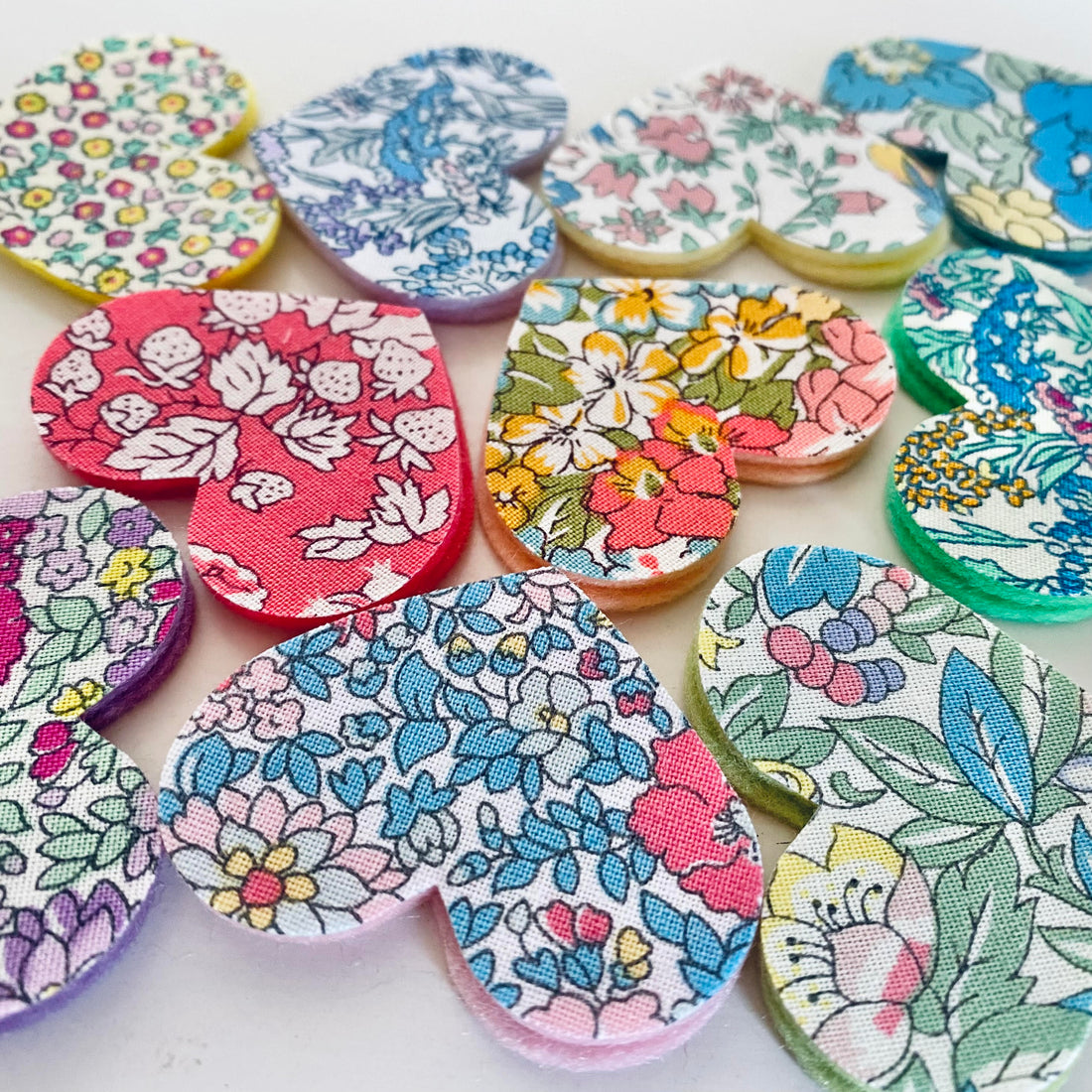 Pre-Cut Hearts - LIBERTY Fabric
