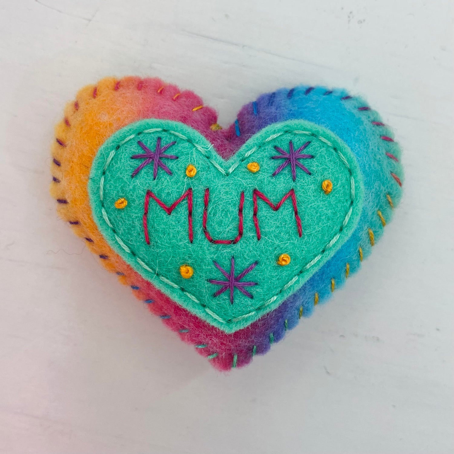 Pocket Heart - MUM (6cm)