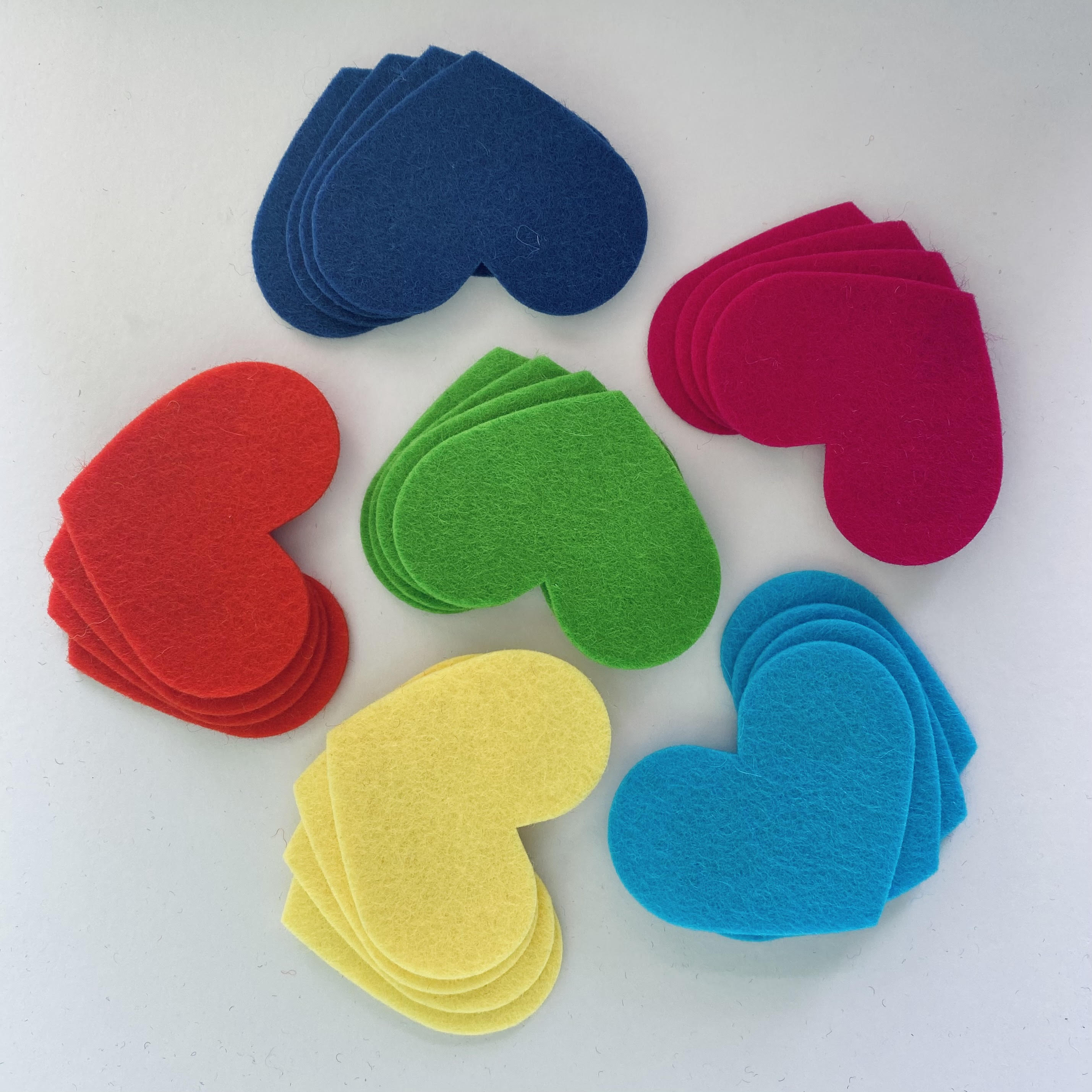 Pre-Cuts for Layered or Multi-Sized Hearts