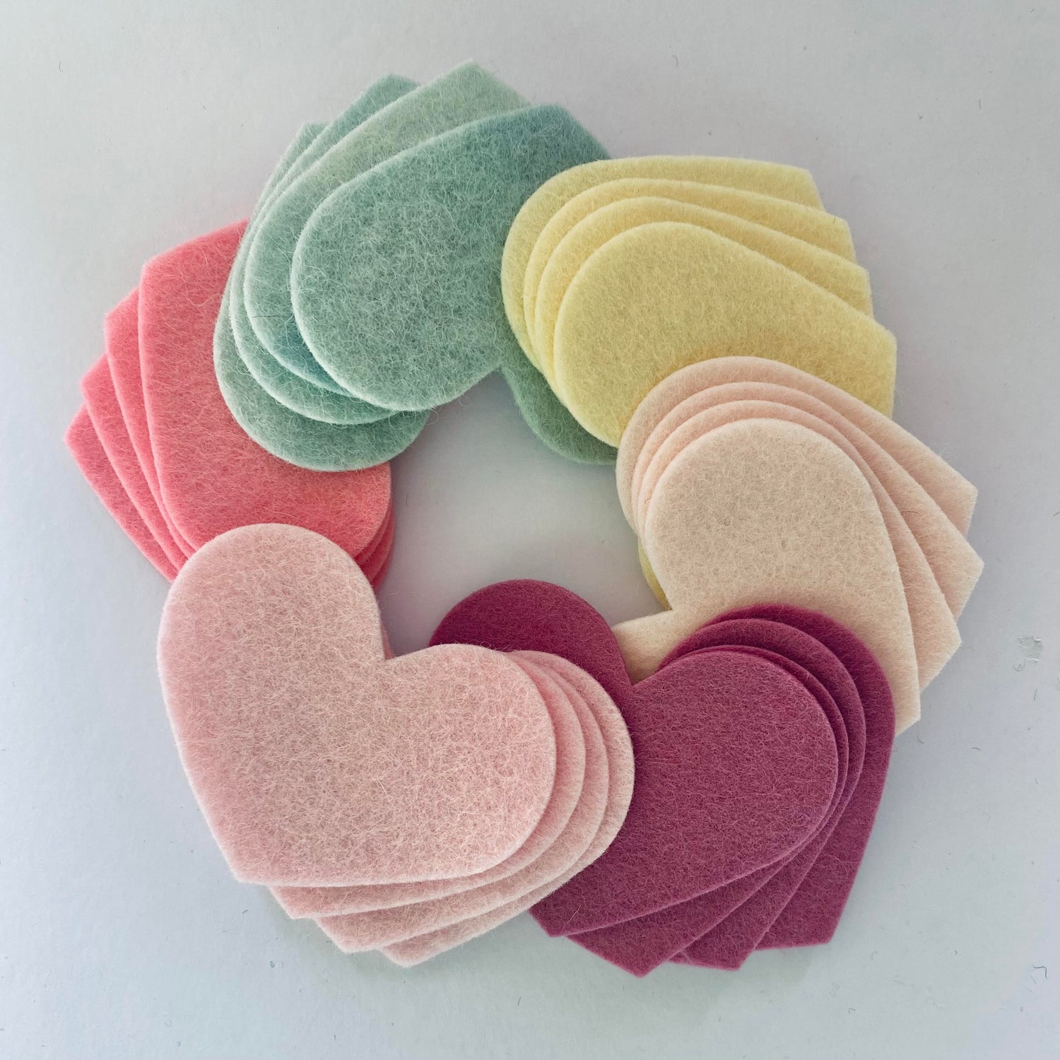 Pre-Cuts for Layered or Multi-Sized Hearts