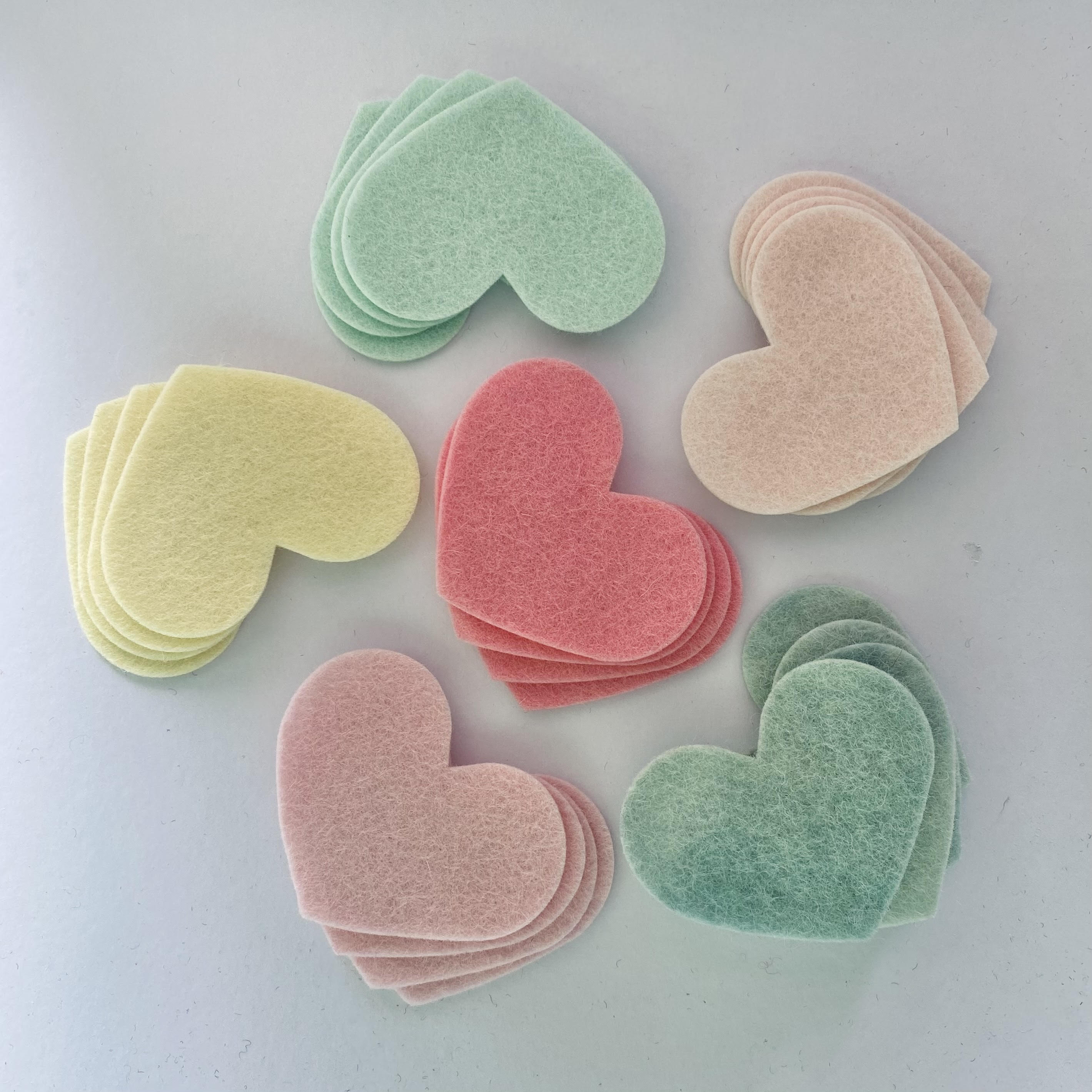 Pre-Cuts for Layered or Multi-Sized Hearts