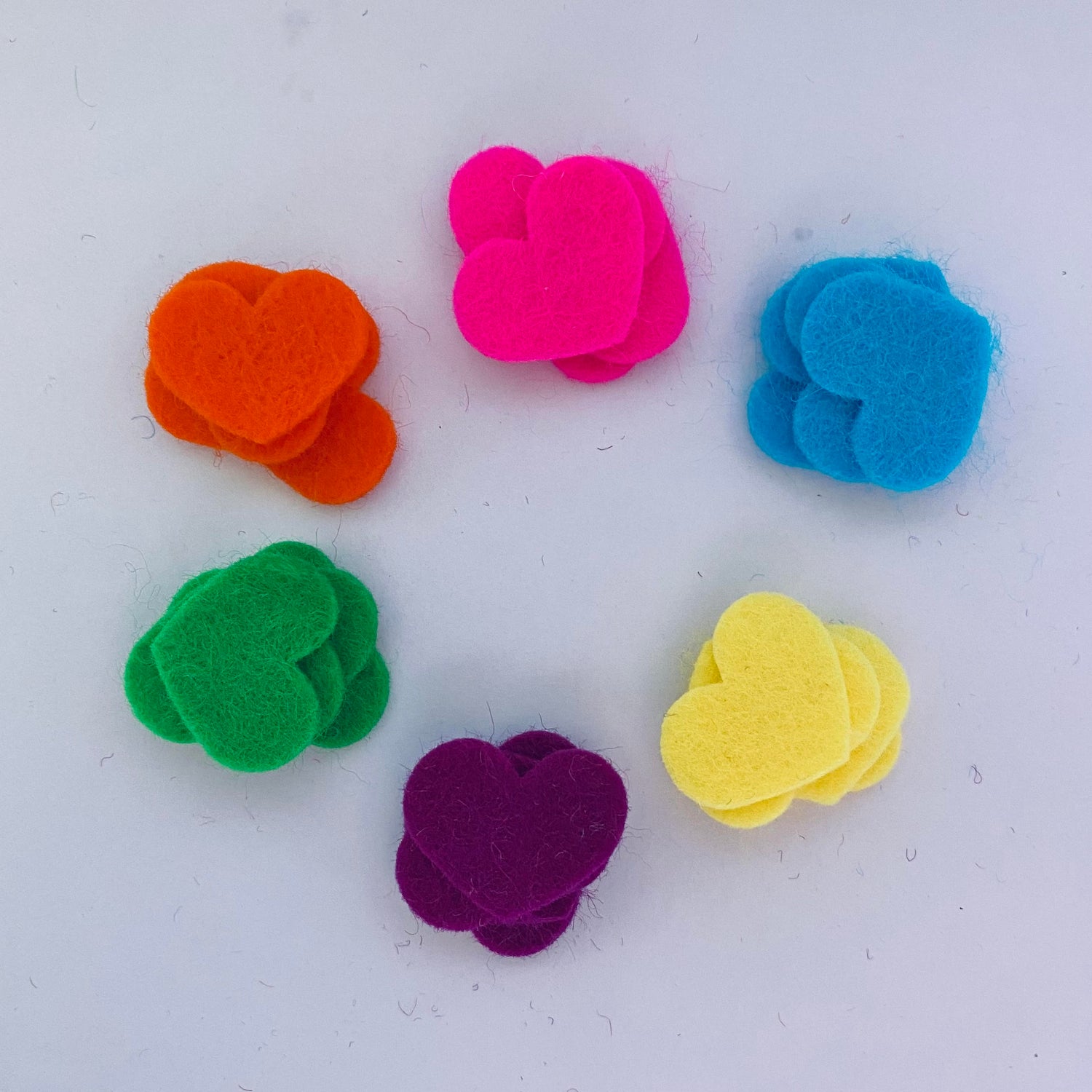 Pre-Cuts for Layered or Multi-Sized Hearts