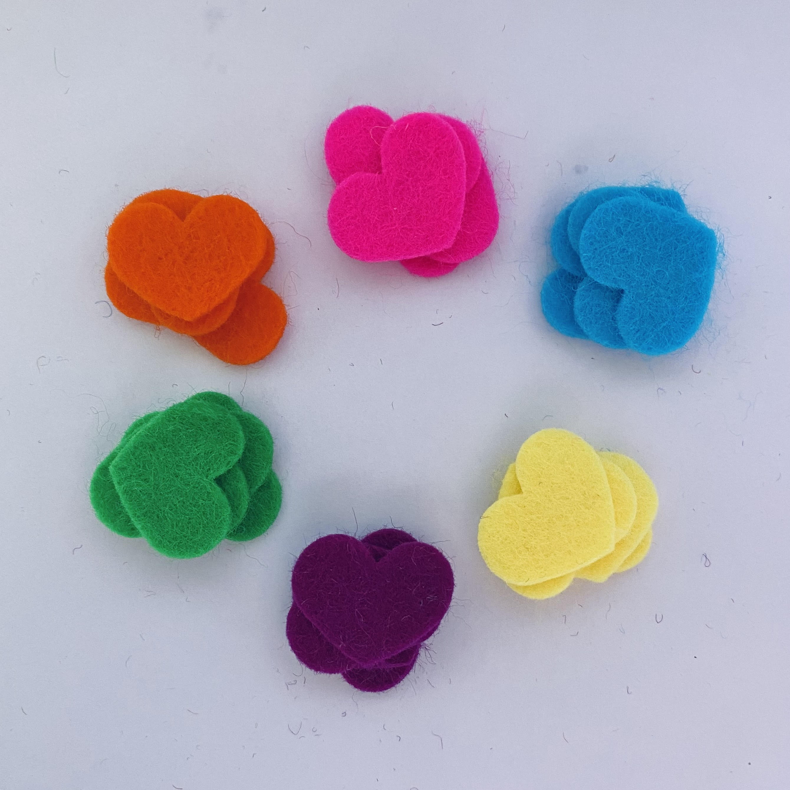 Pre-Cuts for Layered or Multi-Sized Hearts