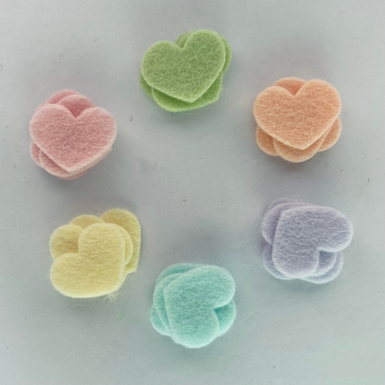 Pre-Cuts for Layered or Multi-Sized Hearts