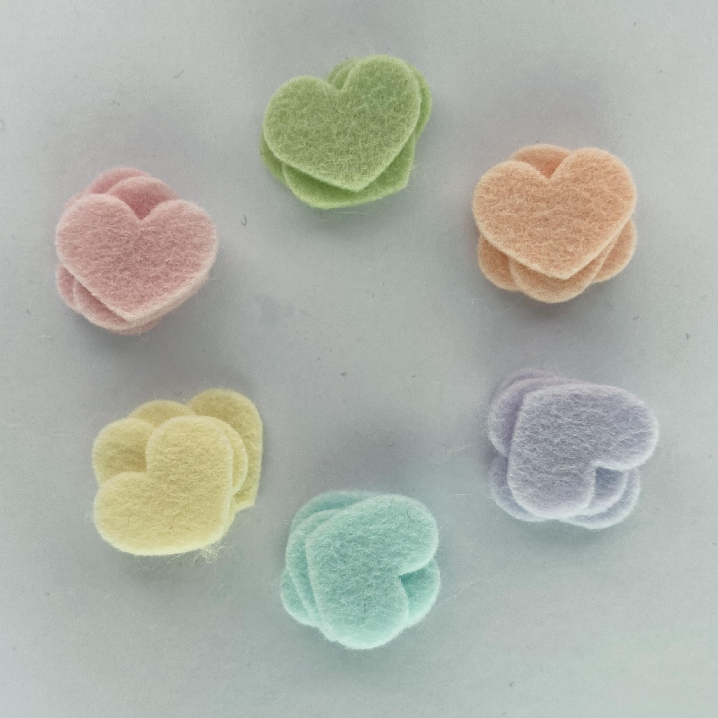 Pre-Cuts for Layered or Multi-Sized Hearts