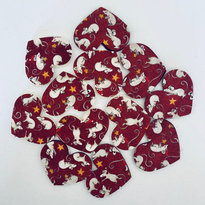 Pre-Cut Hearts - Fabric (Various)