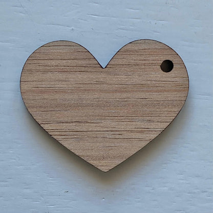 Wooden Heart Template