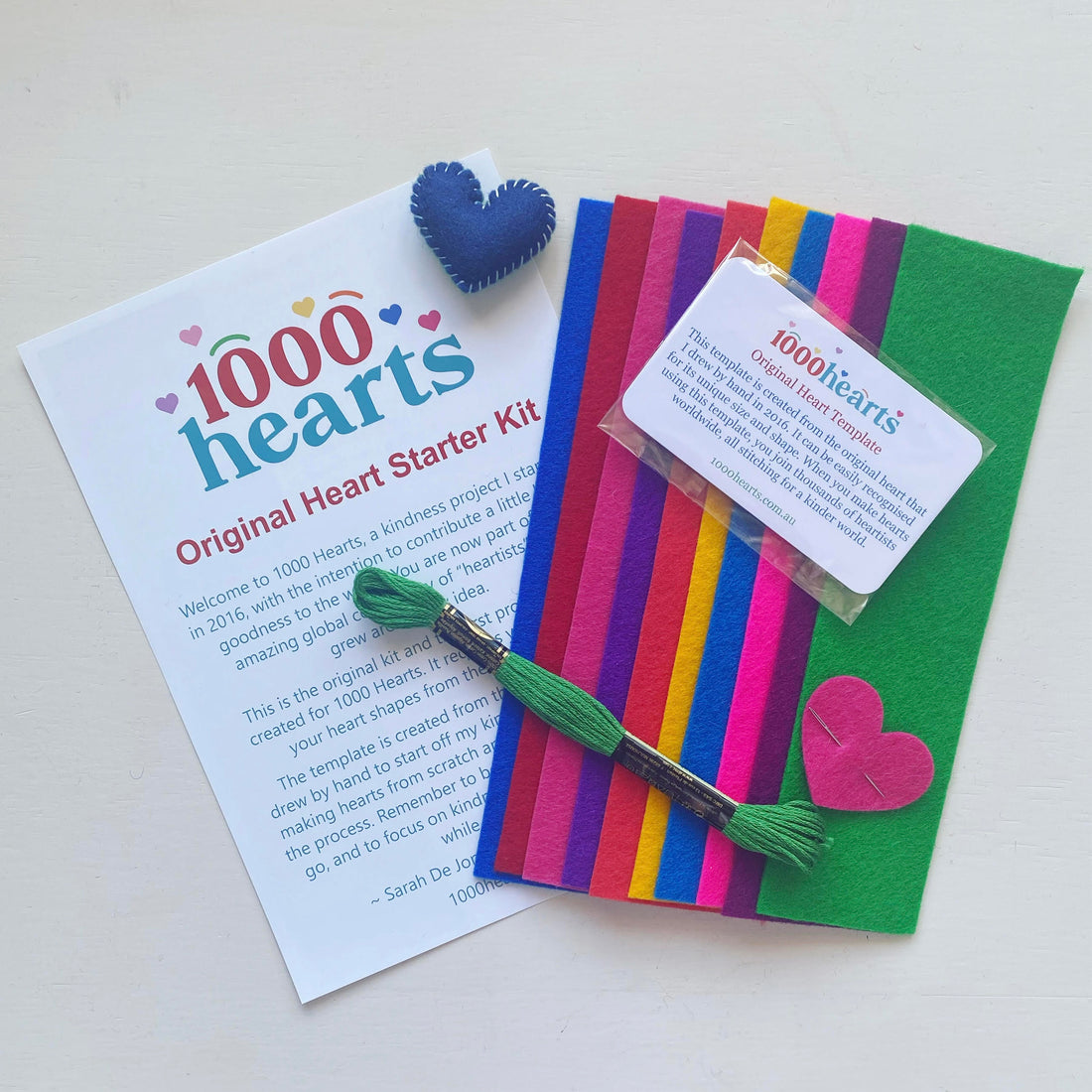 Kit - Heart Starter with felt strips