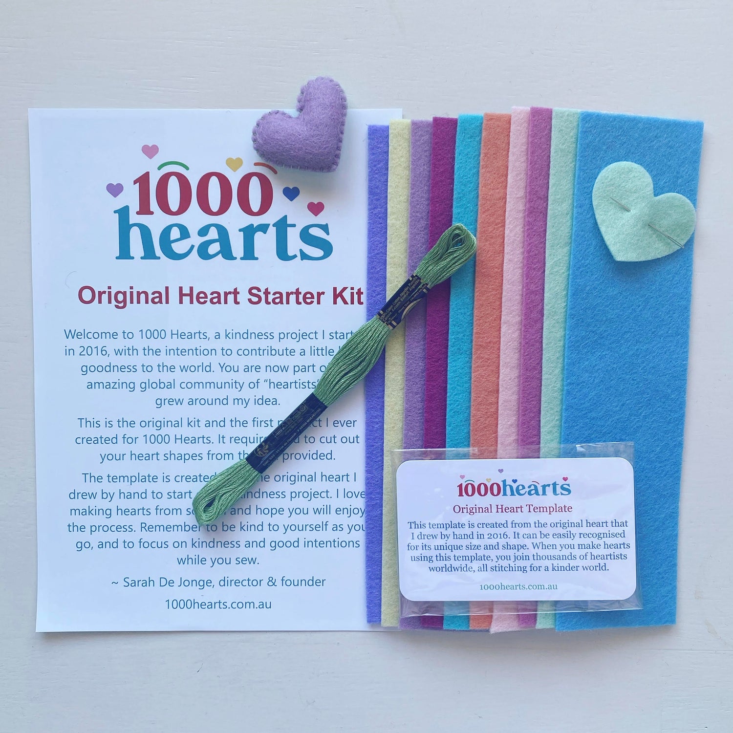 Original Heart Starter Kit with felt