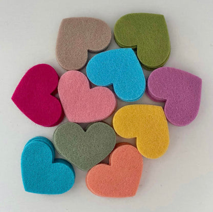 Pre-Cut Hearts (50)