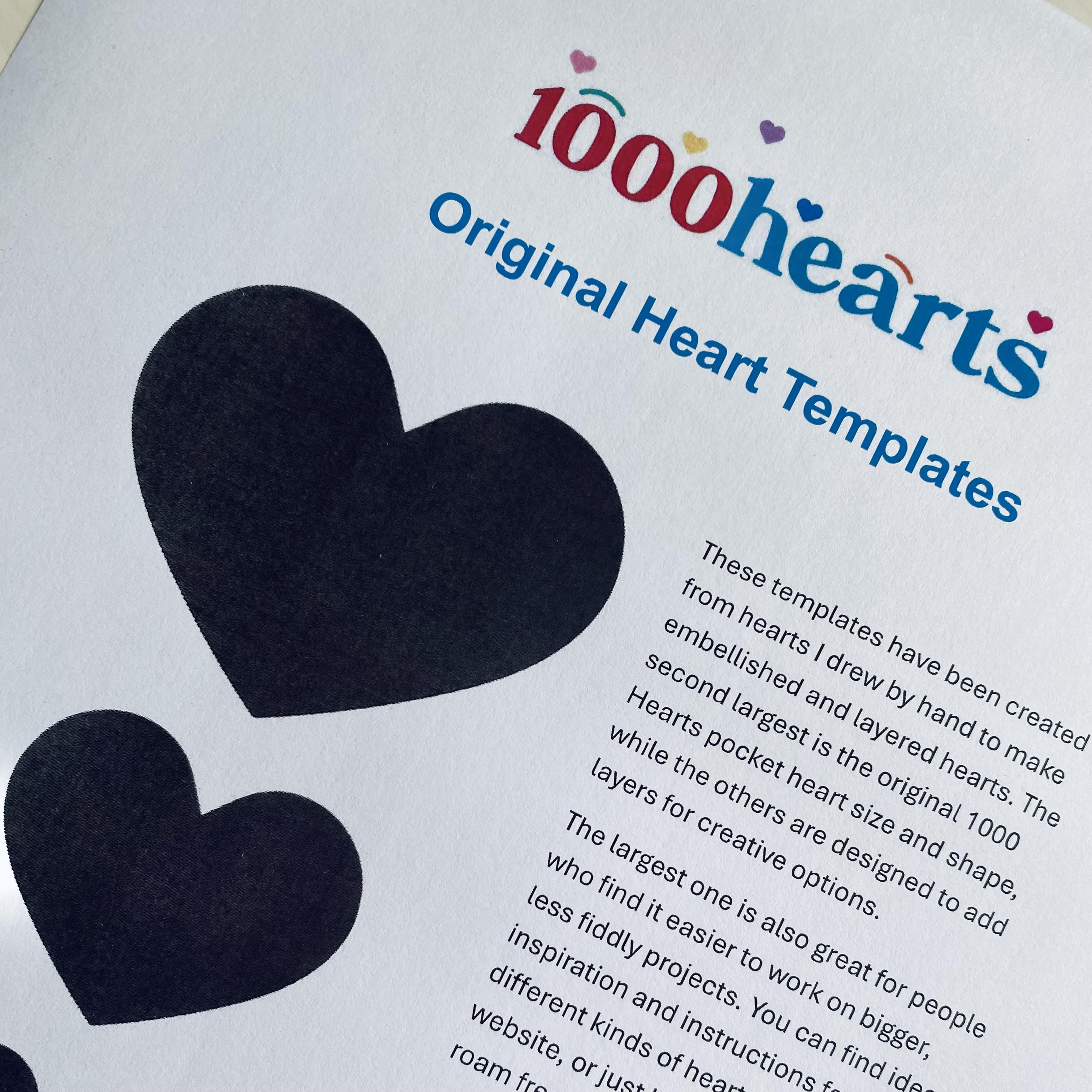 Original Heart Templates - PDF