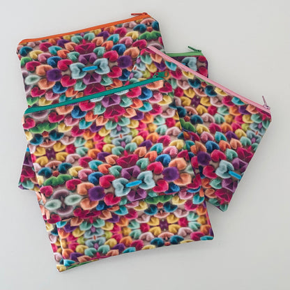 Pouch with Heart Print