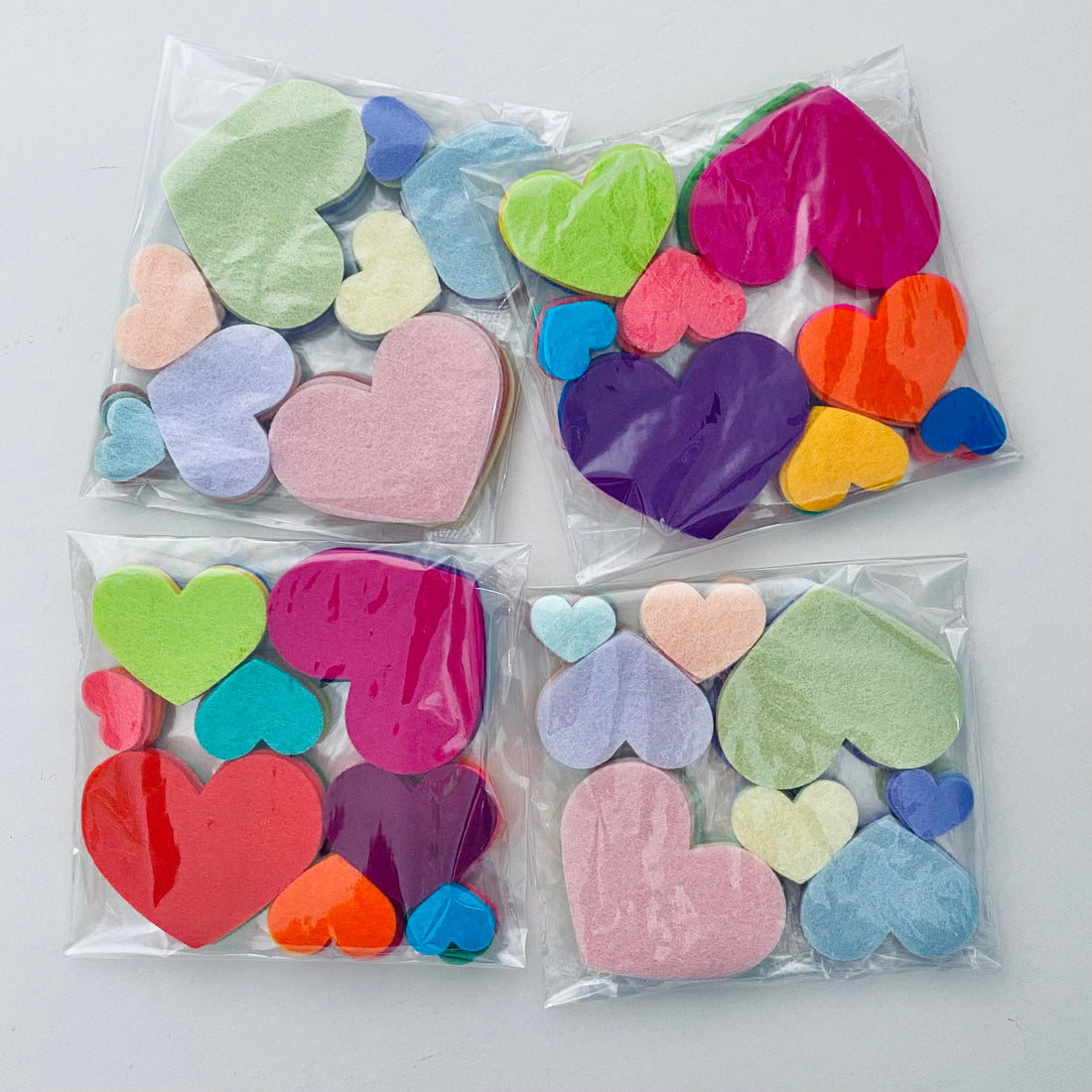 Pre-Cuts for Layered or Multi-Sized Hearts