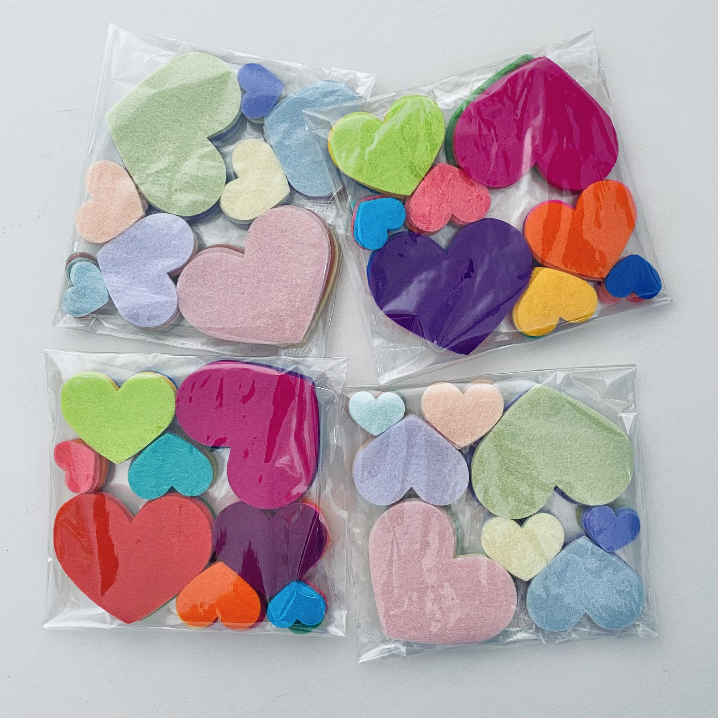 Pre-Cuts for Layered or Multi-Sized Hearts