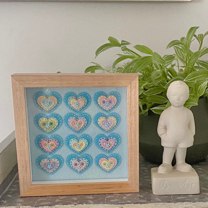 Framed Heart Art