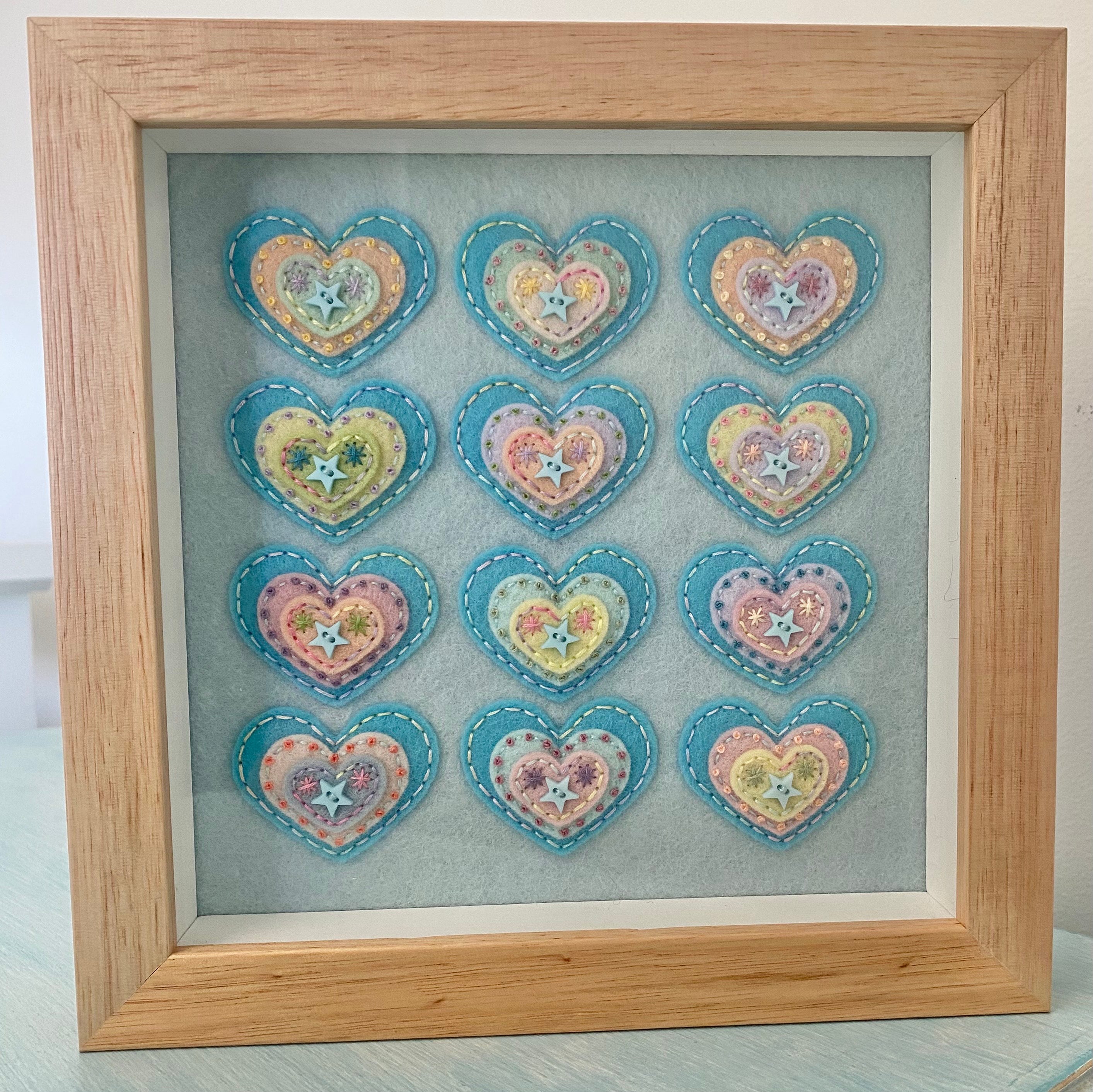 Framed Heart Art
