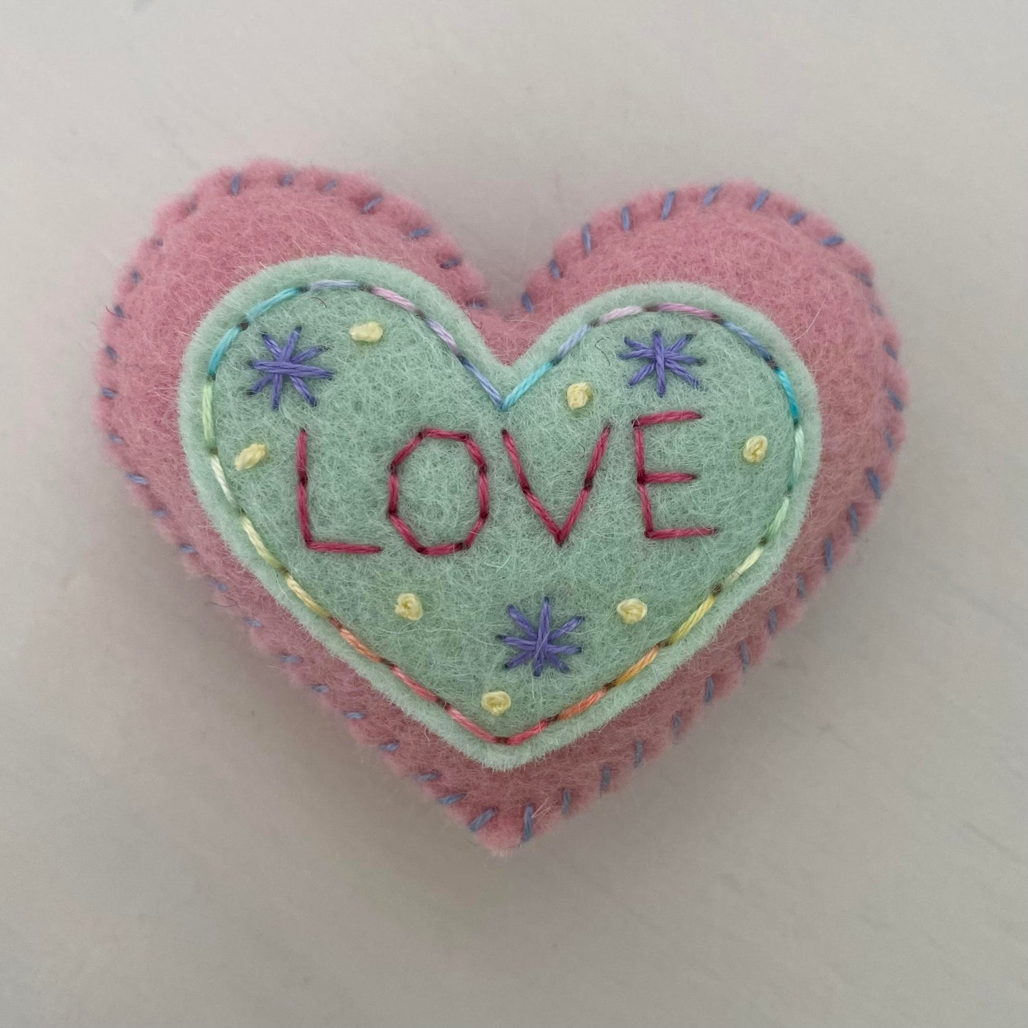 Pocket Heart with Word (6cm)