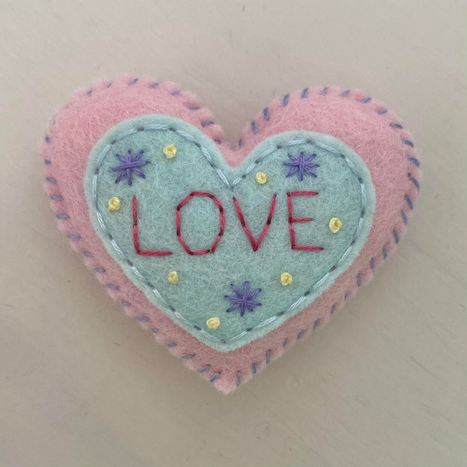 Pocket Heart with Word (6cm)