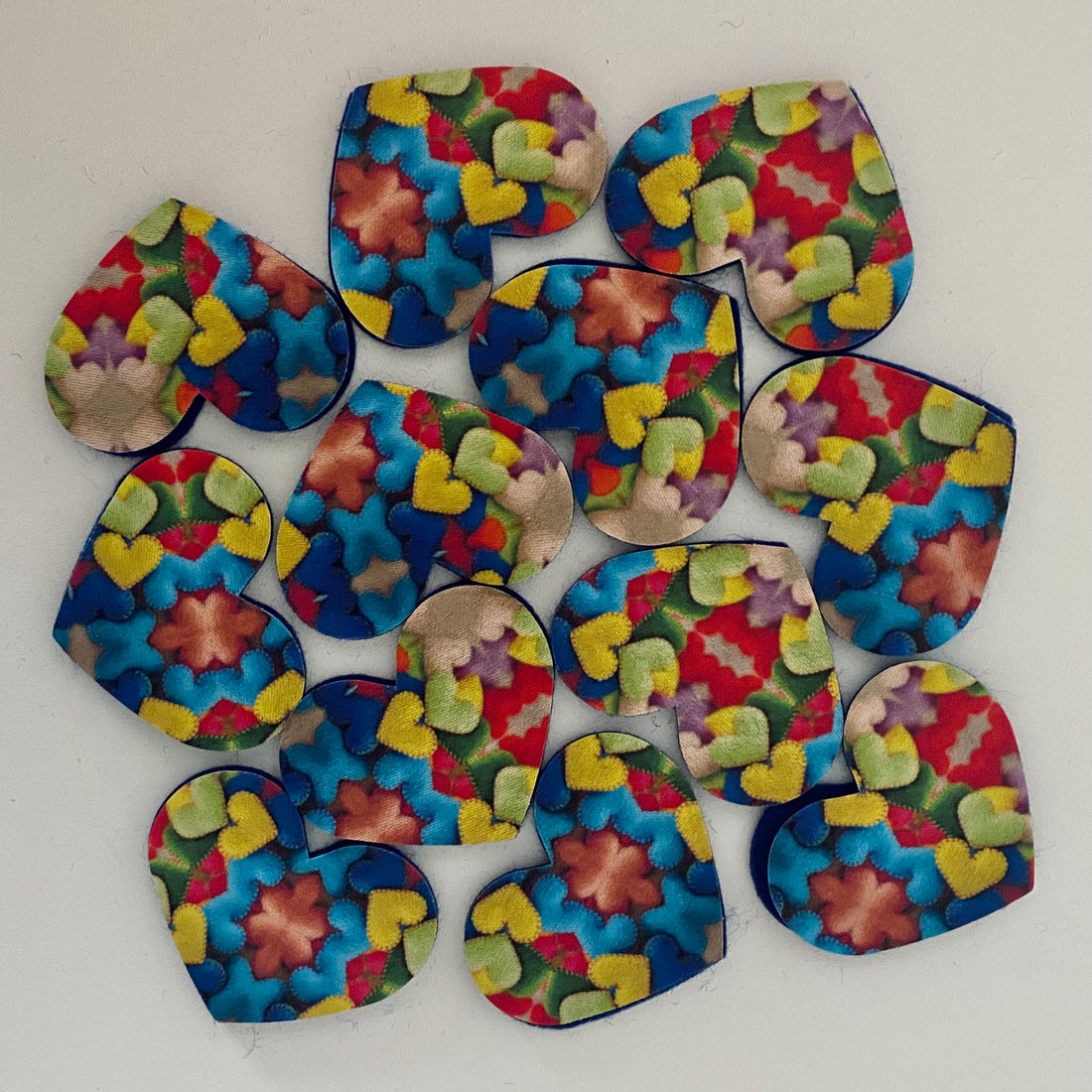 Pre-Cut Hearts - Fabric (Various)