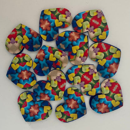 Pre-Cut Hearts - Fabric (1000 Hearts Prints)
