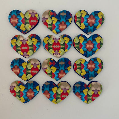 Pre-Cut Hearts - Fabric (1000 Hearts Prints)