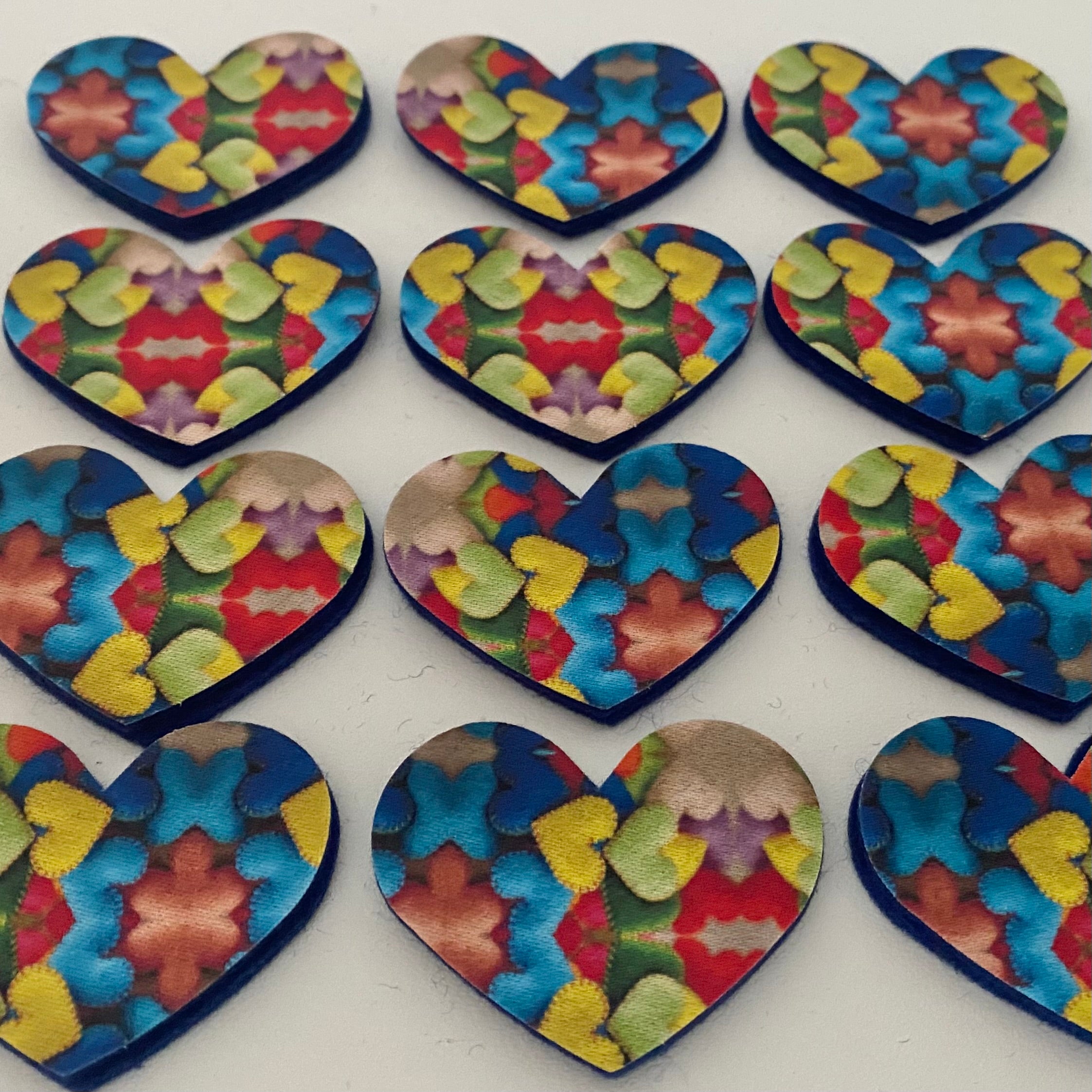 Pre-Cut Hearts - Fabric (1000 Hearts Prints)