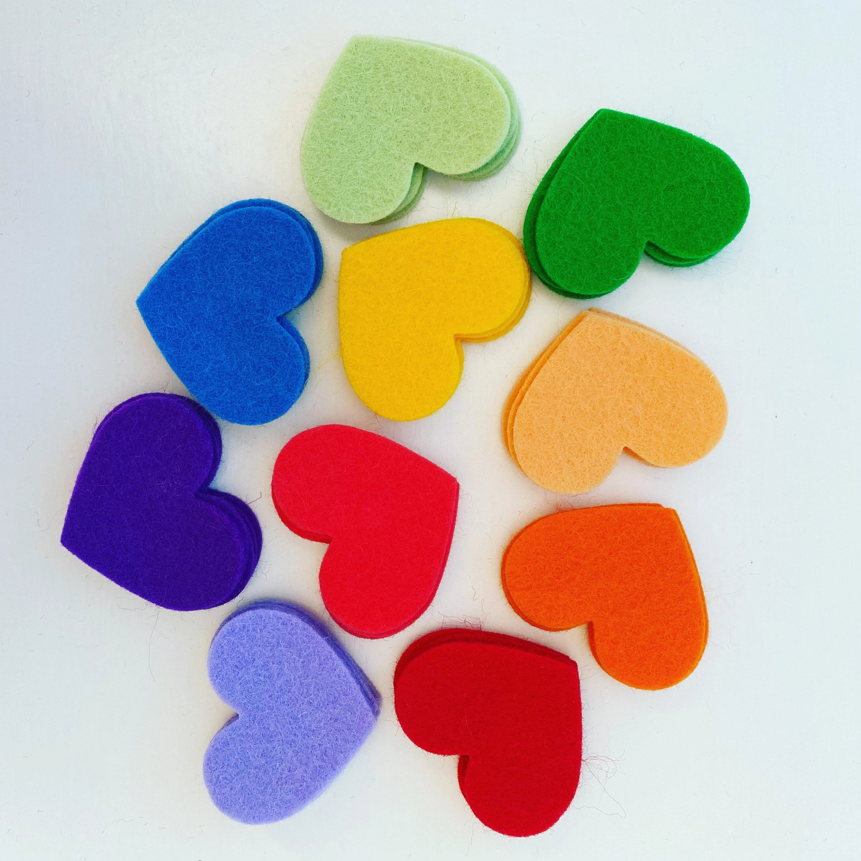 Pre-Cut Hearts (50)