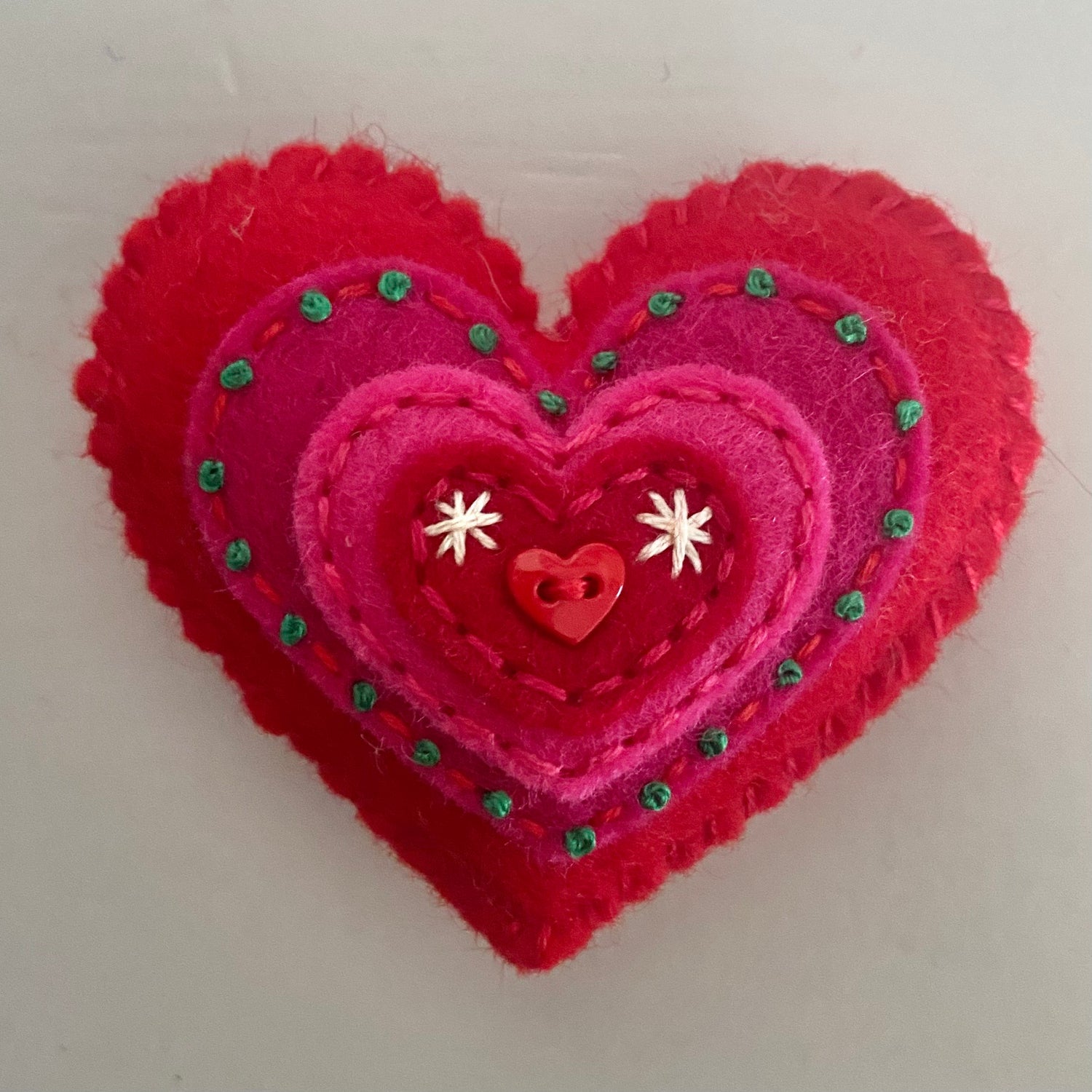 Pocket Heart - Embellished CHRISTMAS