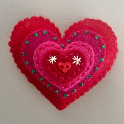 Pocket Heart - Embellished CHRISTMAS