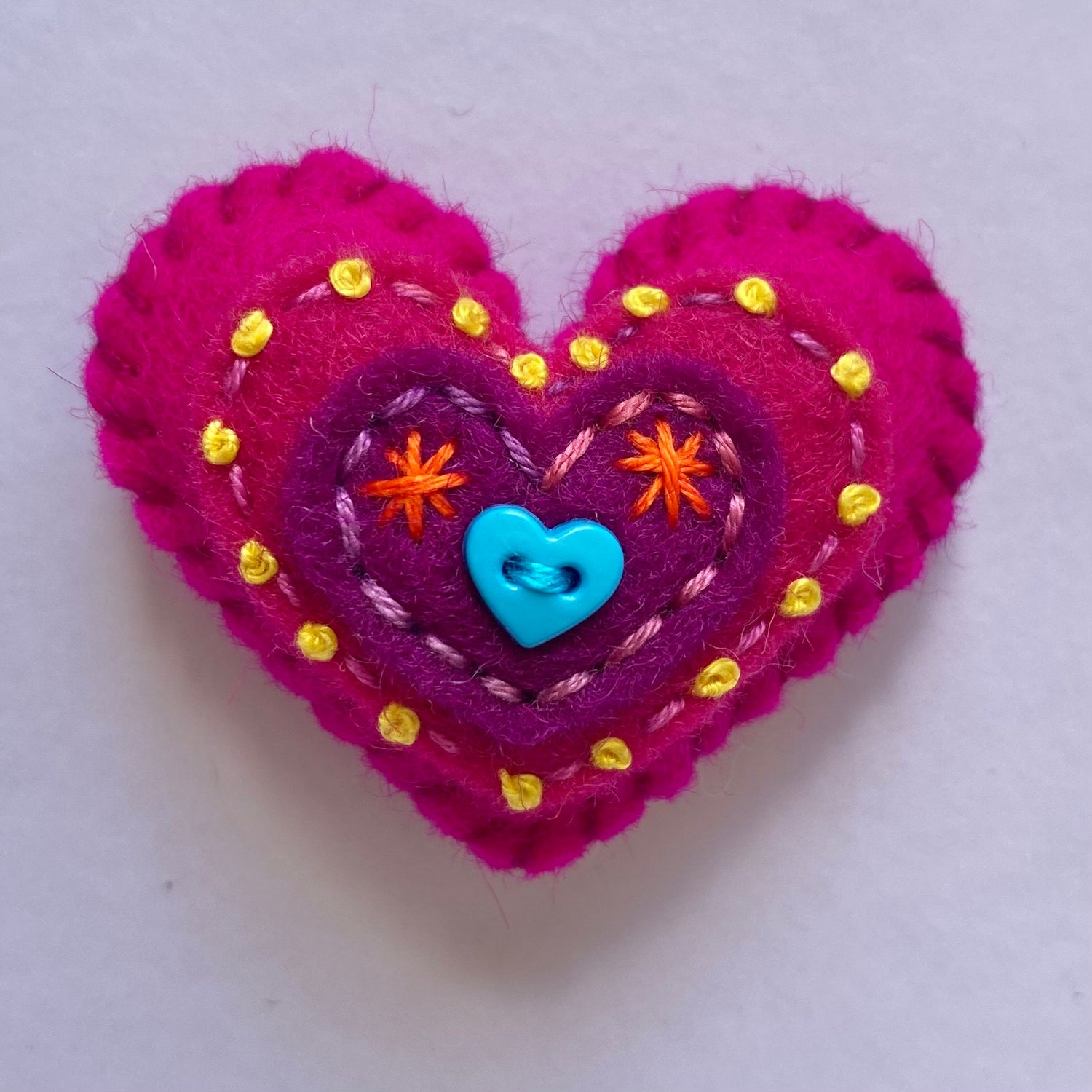 Pocket Heart - Embellished (4.5cm)