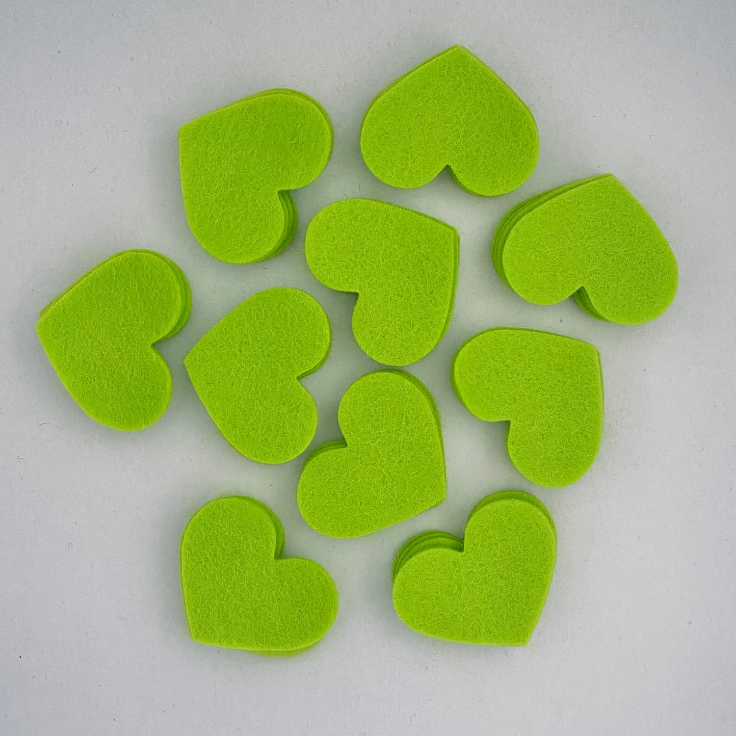 50 Pre-Cut Hearts - Single Colour Packs