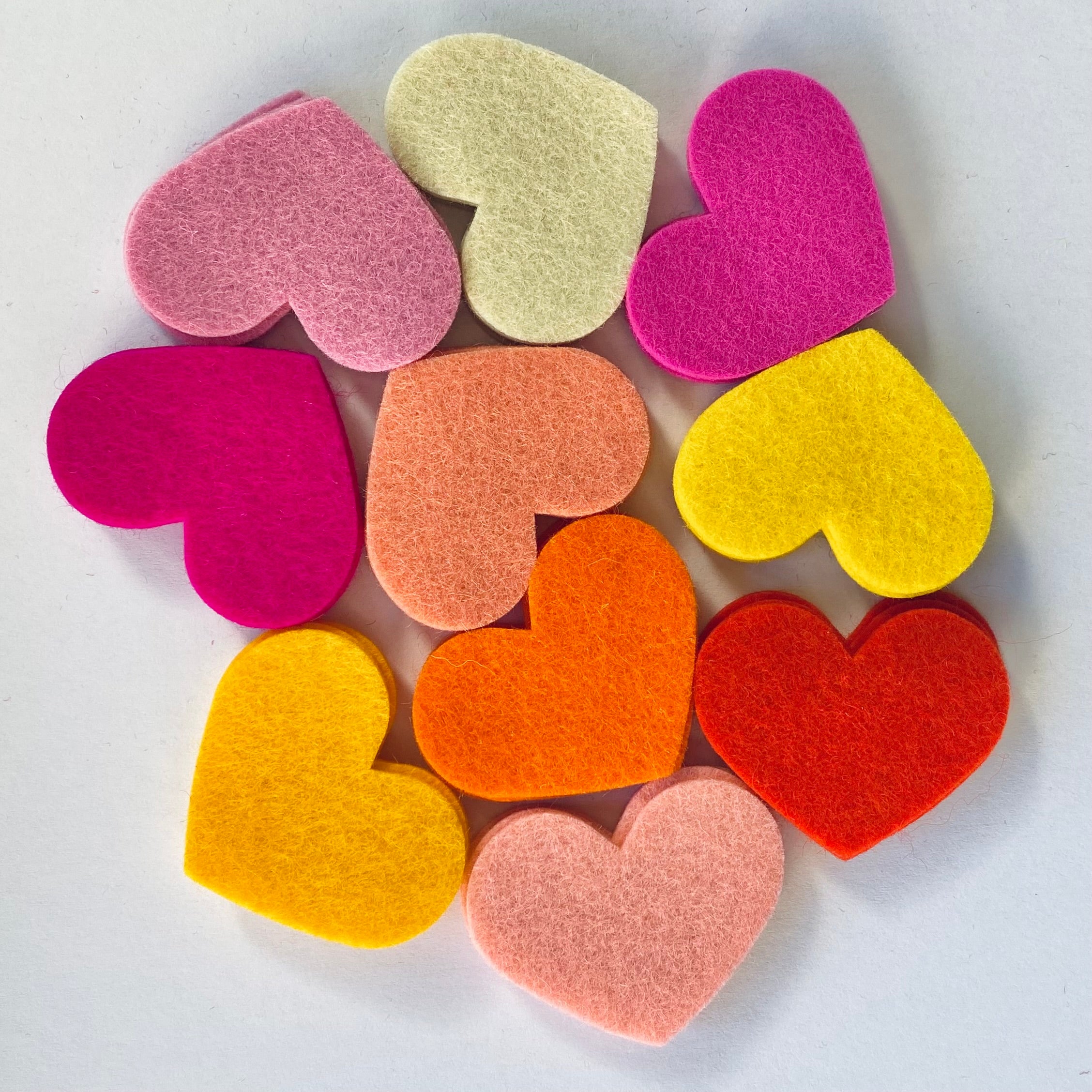 Pre-Cut Hearts (50)
